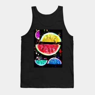 Melons Black Splash Tank Top